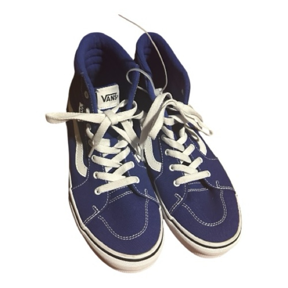 Vans Royal Blue and White High-Tops